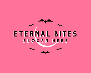 Vampire - Halloween Bat Bird logo design