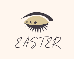 Eyelash - Star Lady Eyelash logo design