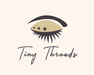 Star Lady Eyelash logo design