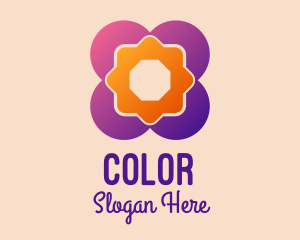 Pattern - Geometric Flower Tile logo design