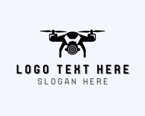 Camera - CCTV Drone Camera logo design