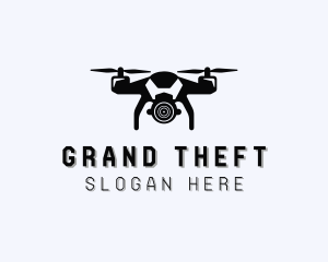 Aerial - CCTV Drone Camera logo design