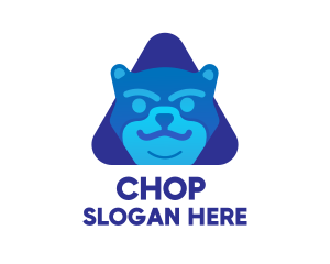 Blue Pet Dog Logo