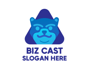 Shelter - Blue Pet Dog logo design