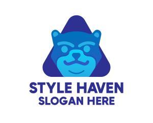 Shelter - Blue Pet Dog logo design
