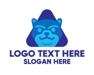 Blue Pet Dog Logo