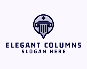 Chat Bubble Column logo design