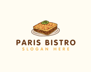 Greece Moussaka Food logo design