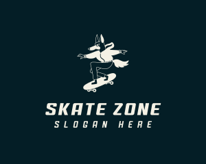 Wolf Skateboard Streetwear logo design