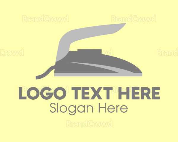 Grey Flat Iron Logo