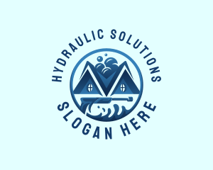 Hydraulic - House Hydraulic Pressure Wash logo design