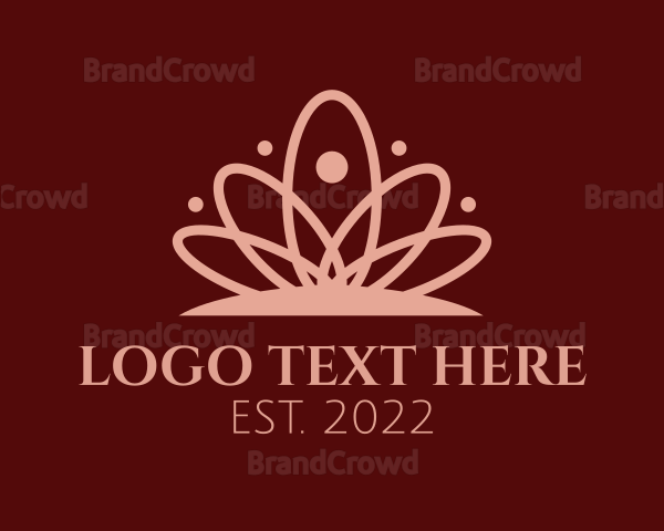 Luxury Princess Crown Logo