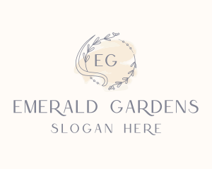 Floral Garden Spa logo design