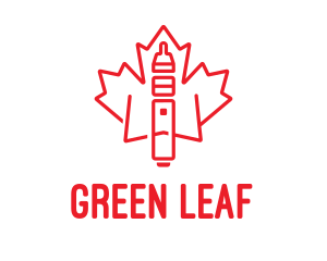 Maple Leaf Vape logo design