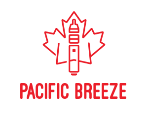 Vancouver - Maple Leaf Vape logo design