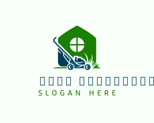 House Grass Mower  Logo