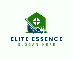 Equipment - House Grass Mower logo design