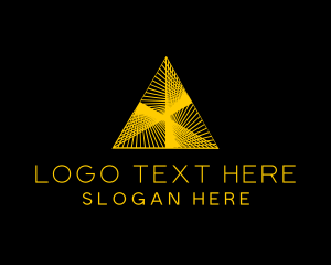 Architect - Pyramid Ancient Landmark logo design