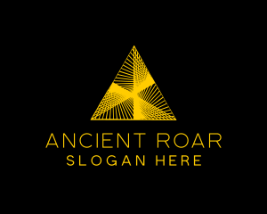 Pyramid Ancient Landmark logo design