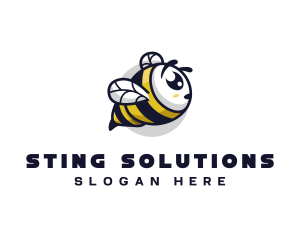 Sting - Bee Honey Insect logo design