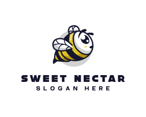 Honeybee - Bee Honey Insect logo design