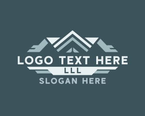 Renovation - Roofing Repair Contractor logo design