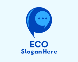 Messaging Chat Bubble Logo