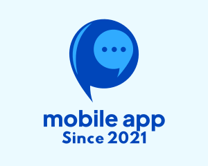 Comment - Messaging Chat Bubble logo design