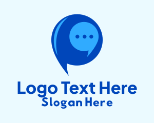 Messaging Chat Bubble Logo