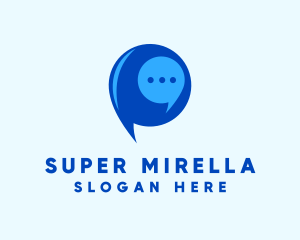 Messaging Chat Bubble Logo