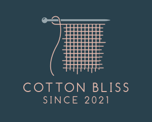 Cotton - Handmade Knit Craft logo design