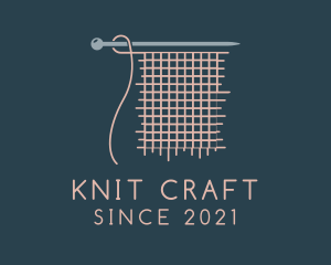 Knit - Handmade Knit Craft logo design