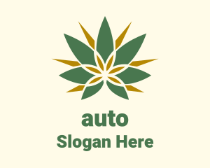 Weed Cannabis Fan  Logo