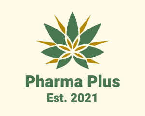Drugs - Weed Cannabis Fan logo design