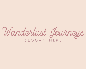 Girly Script Handwriting Logo