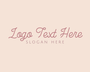 Style - Girly Script Handwriting logo design