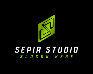 Tech Studio Letter S logo design