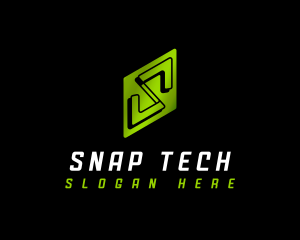 Tech Studio Letter S logo design