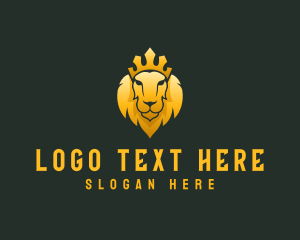 Veterinarian - Animal Lion King logo design