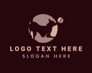 Dog Trainer - Pet Dog Ball logo design