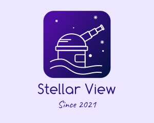 Observatory - Violet Astronomical Observatory logo design