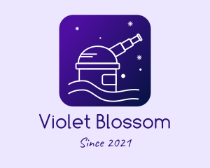 Violet Astronomical Observatory  logo design