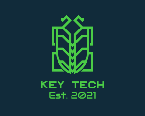 Green Beetle Tech  logo design