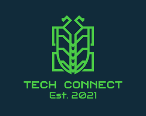 Neon - Green Beetle Tech logo design