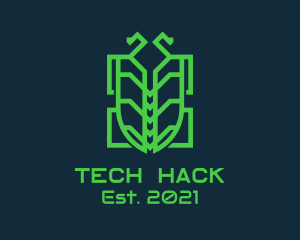 Green Beetle Tech  logo design