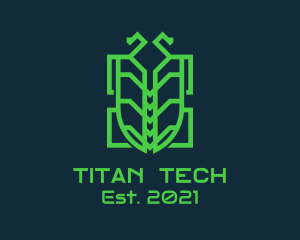 Green Beetle Tech  logo design