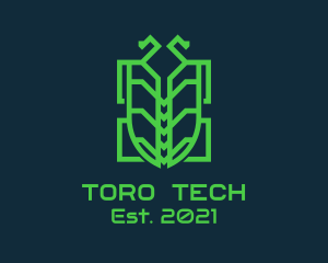 Green Beetle Tech  logo design