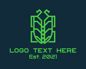 Bug - Green Beetle Tech logo design