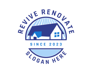 Renovate - Roof House Residence logo design