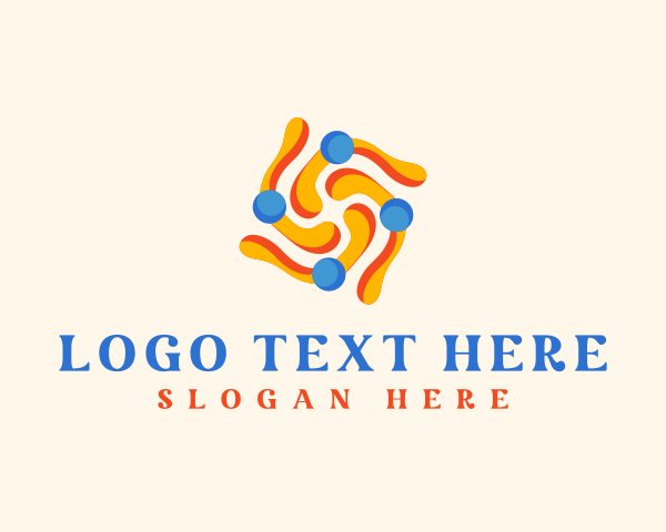 Partnership - People Team Community logo design